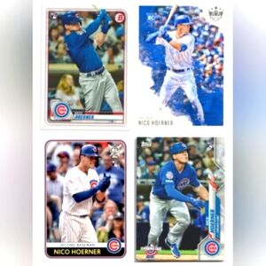 Nico Hoerner ⚾ MLB Baseball Trading Cards Lot 🔥 Chicago Cubs